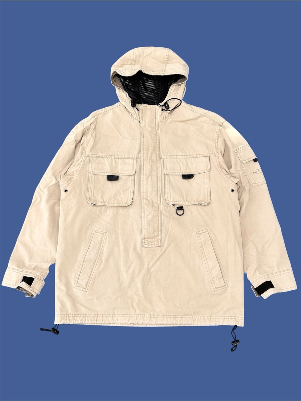 Vintage 90s Eddie Bauer Legend Mt Adams Pullover Heavyweight Hooded Anorak Small